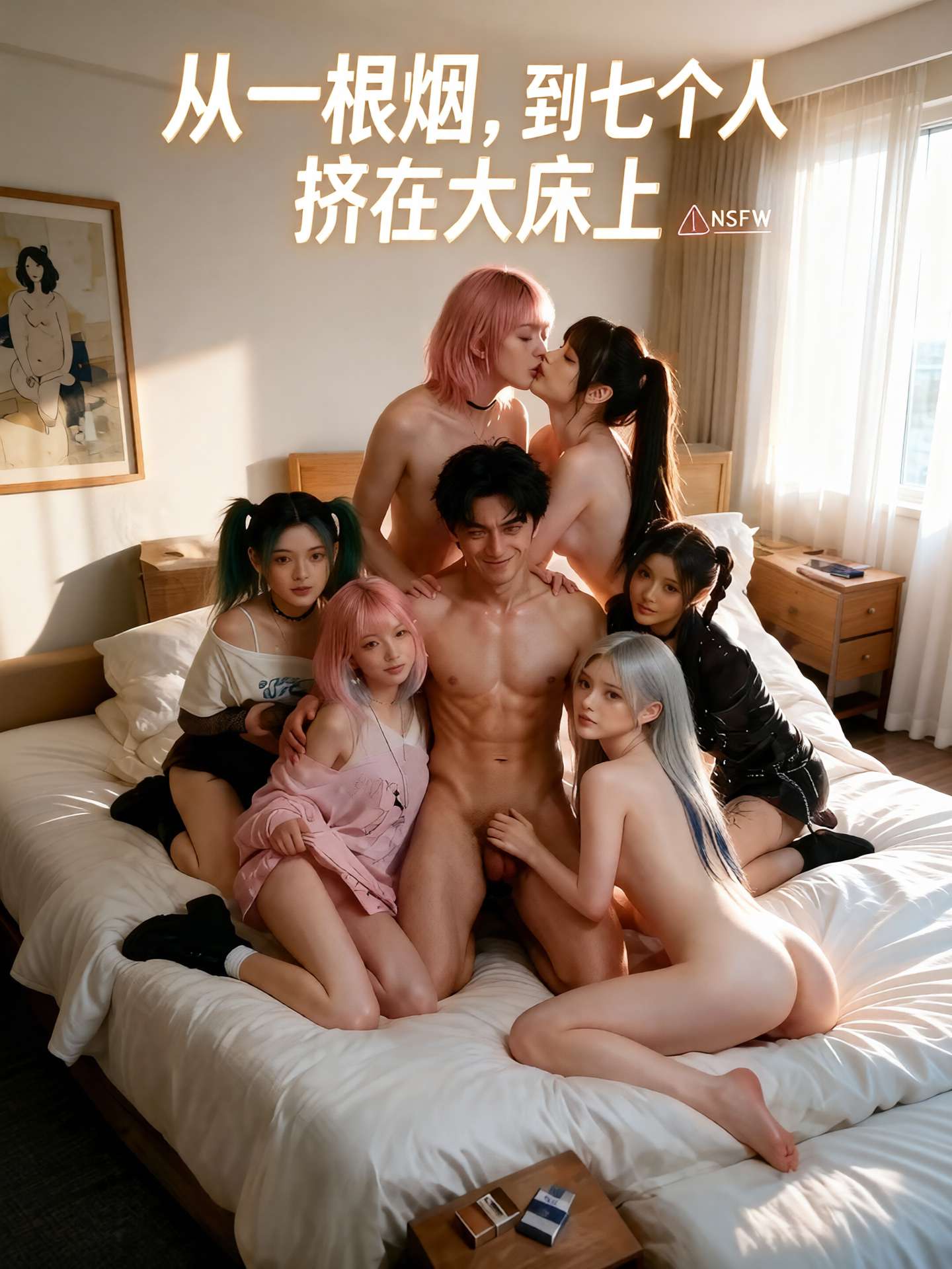 从一根烟，到七个人挤在大床上封面