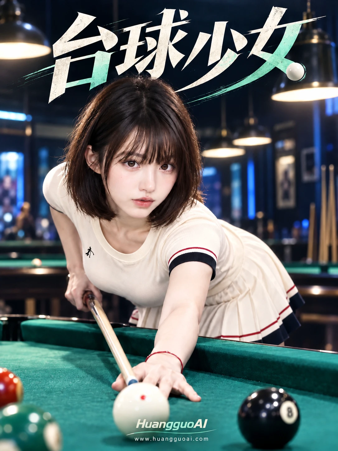 台球少女封面